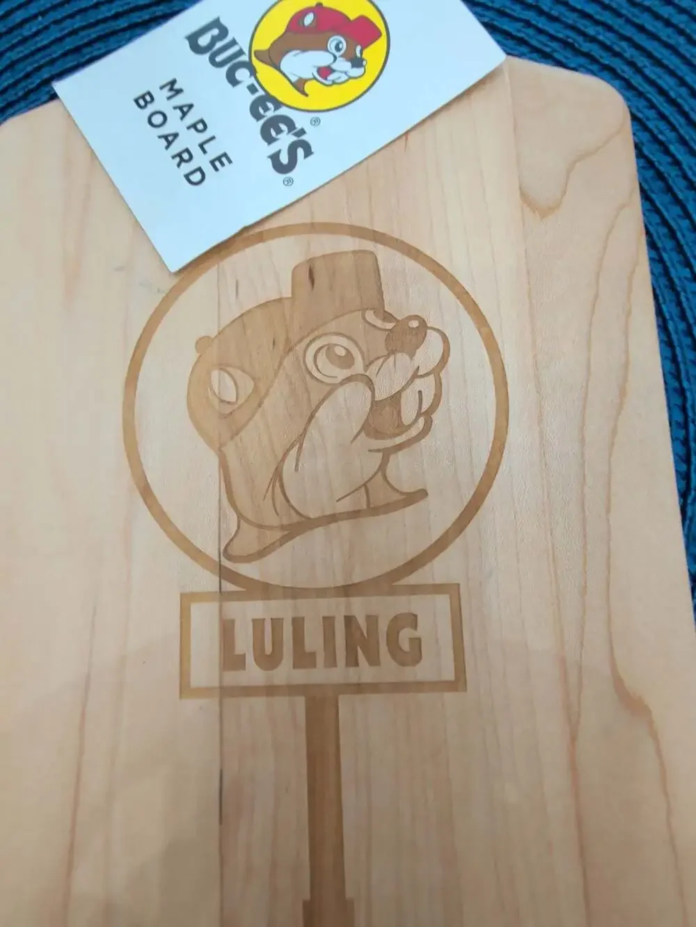 Buc-ee's Maple Cutting Board Luling